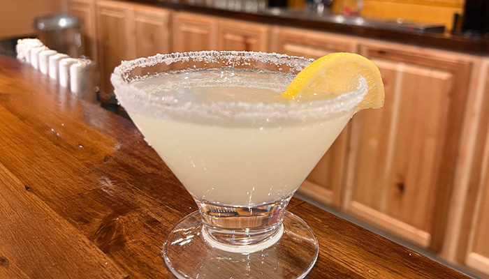 Reel Java Jamestown Kentucky lemon drop martini